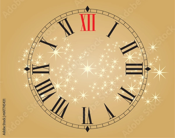 Fototapeta RELOJ FIN DE AÑO