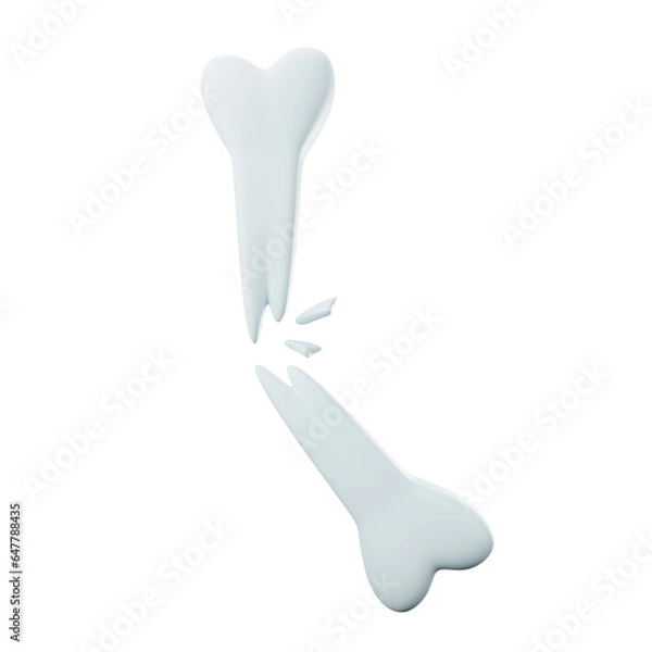 Fototapeta Bone Fracture 3d icon