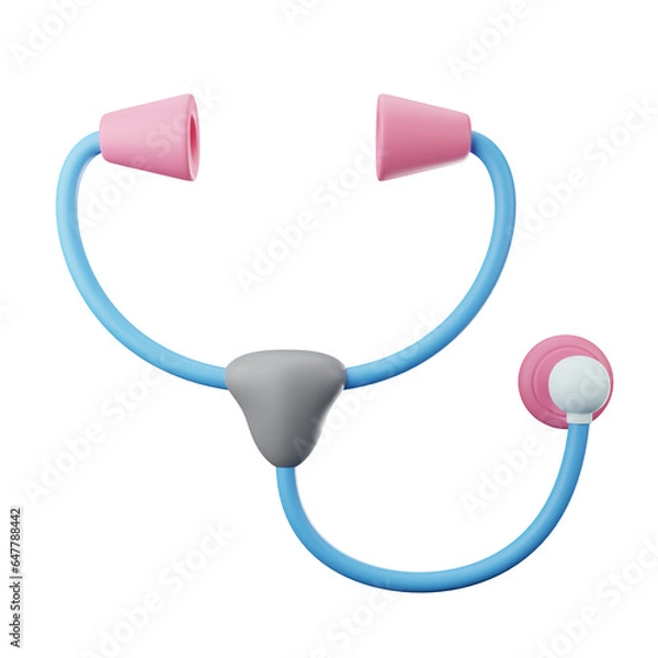 Fototapeta Stethoscope 3d icon