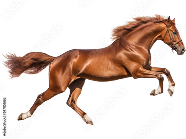 Obraz Transparent: Hanoverian's Graceful Jump