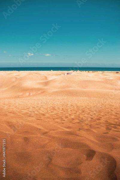 Obraz sand beach and sea