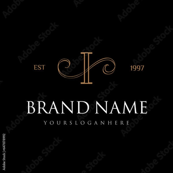 Obraz Elegant luxury logo