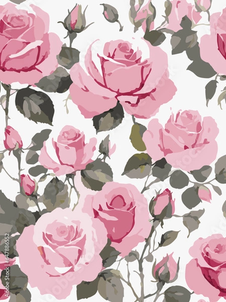 Fototapeta Rose Vector Artwork