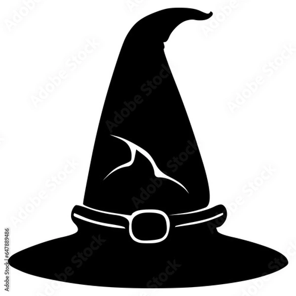 Fototapeta Black Witch Hat