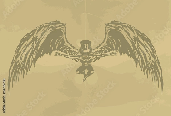 Obraz Black hat angel