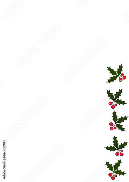 Obraz christmas border