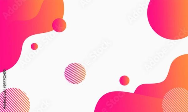 Obraz Colorful template background with gradient color.