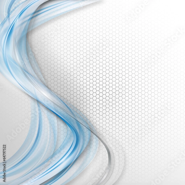 Obraz błękitno szare tło