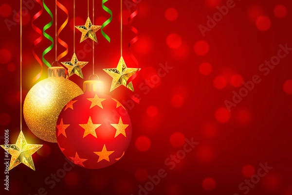 Obraz Christmas Backgrounds, Christmas Ornament Backgrounds, 