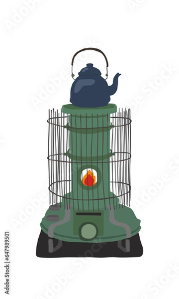 Obraz レトロなストーブ