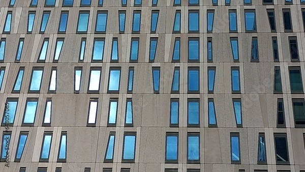 Obraz Fassade eines modernen Bürobgebäudes