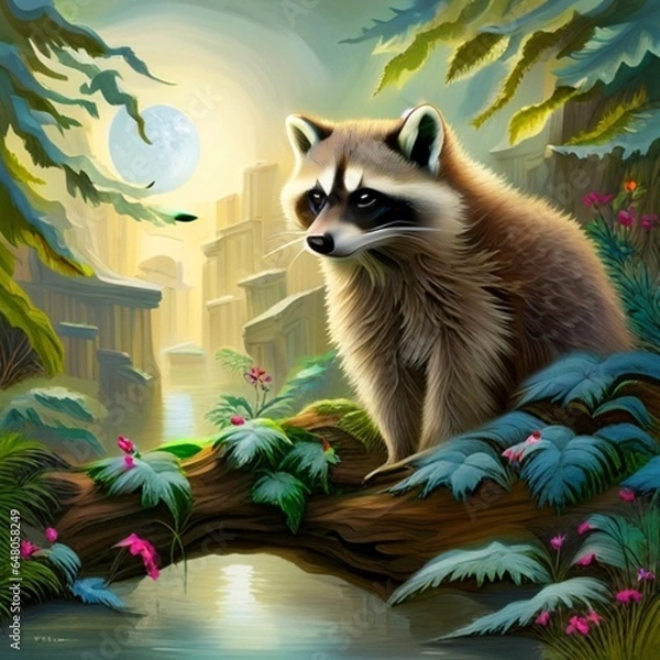 Obraz アライグマ