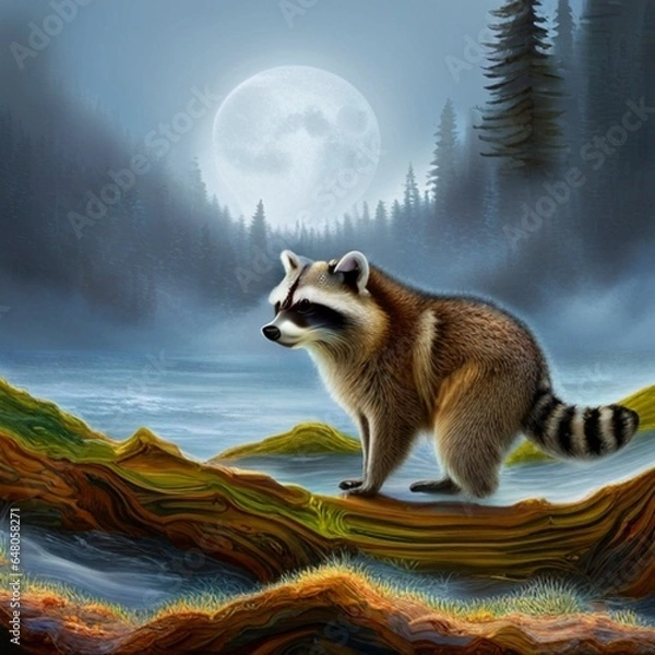 Obraz アライグマ