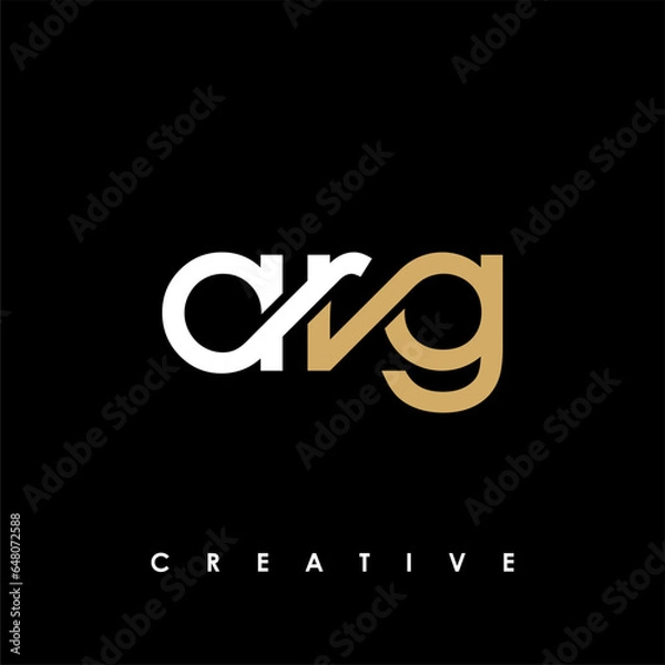 Obraz ARG Letter Initial Logo Design Template Vector Illustration