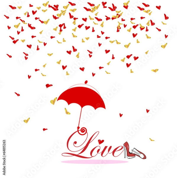 Obraz Love vector background