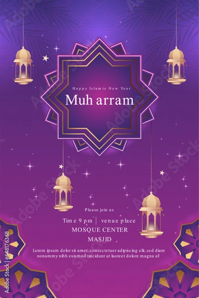 Fototapeta muharram background