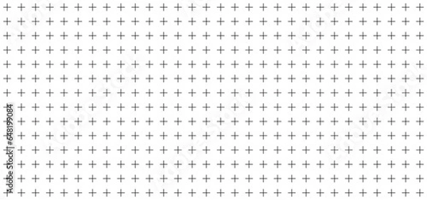 Fototapeta cross pattern with plus sign. mathematics geometry background . seamless cross