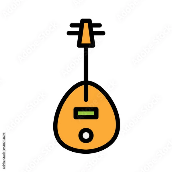 Obraz  Audio Folk Guitar Icon