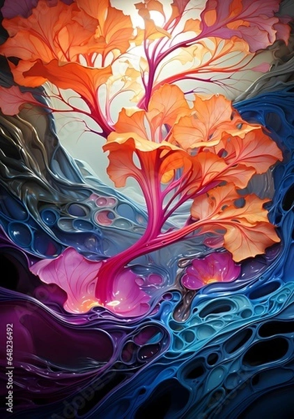 Obraz Fleurs dans l'eau