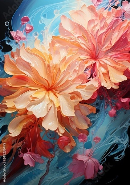 Obraz Fleurs dans l'eau