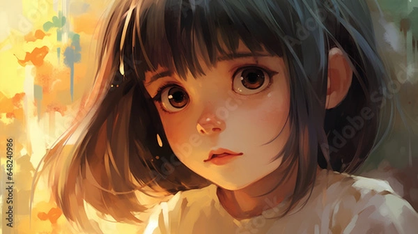 Fototapeta cute child. Generative AI