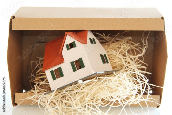 Obraz maison emballée