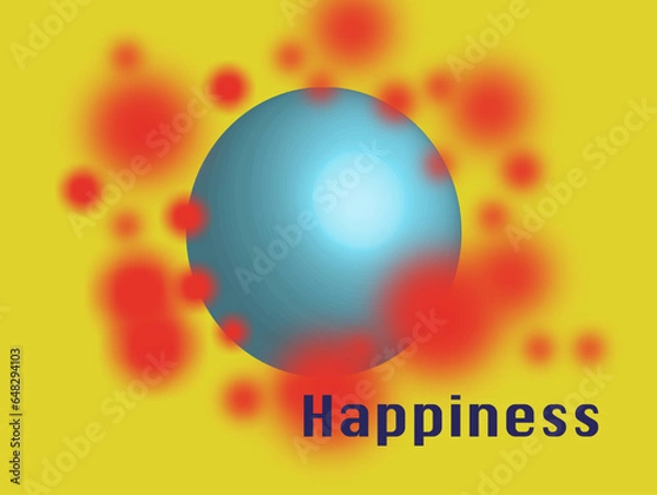 Obraz Happiness, abstract Illustration