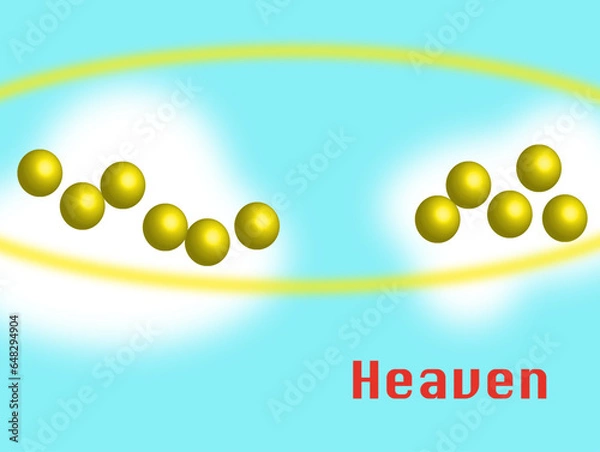 Obraz Heaven, abstract Illustration