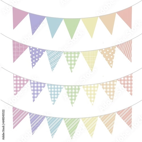 Fototapeta カラフルなガーランド