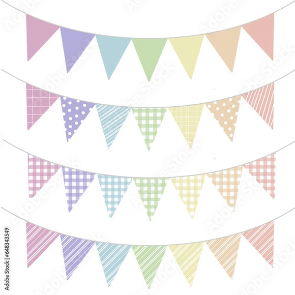 Fototapeta カラフルなガーランド