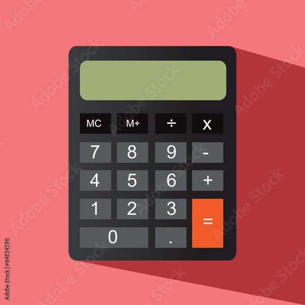 Obraz calculator vector icon