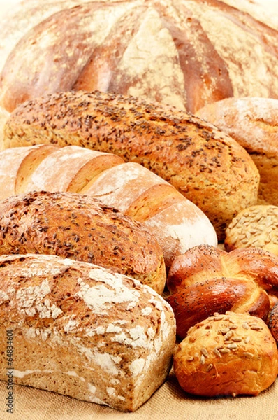 Fototapeta Composition with variety of baking products