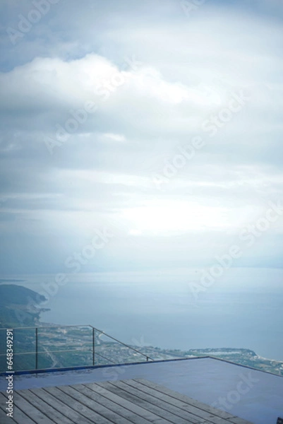 Obraz びわ湖テラスから眺める琵琶湖