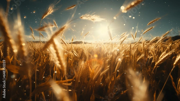 Fototapeta making, soybean plantation, corn plantation, tractor, harvesting and farming, generative ai