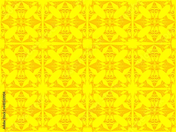 Fototapeta seamless pattern with leaves