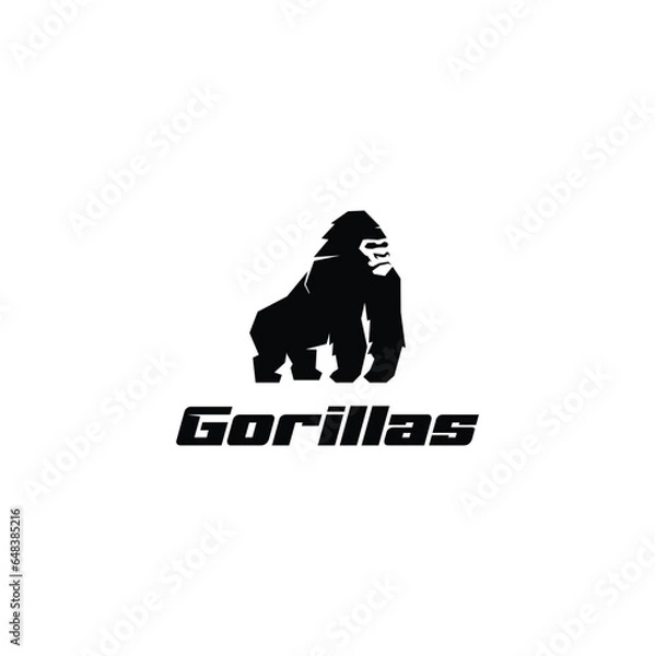Obraz gorilla logo design concept. gorilla vector. 