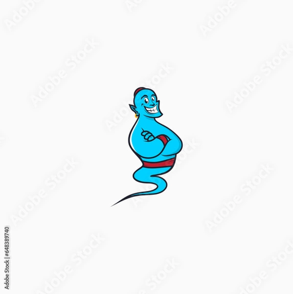 Obraz Genie Logo Design template, premium vector.