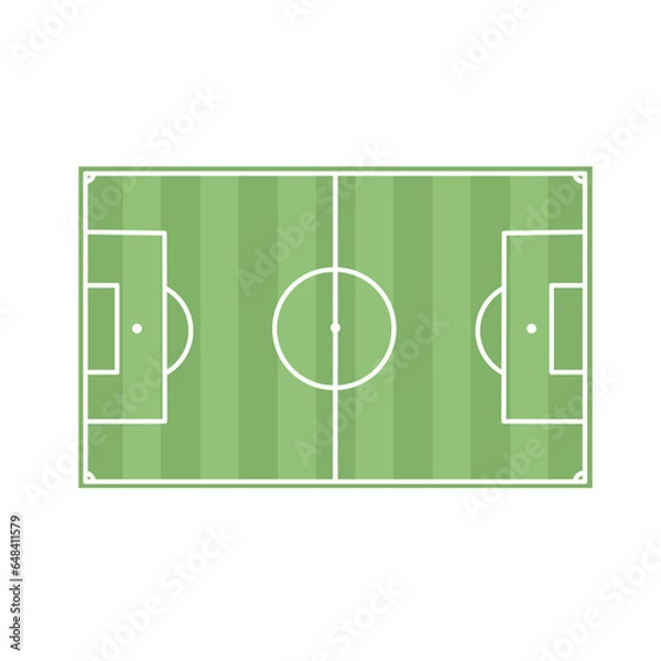 Fototapeta soccer field with grass