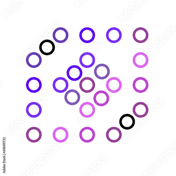 Fototapeta abstract background with spheres