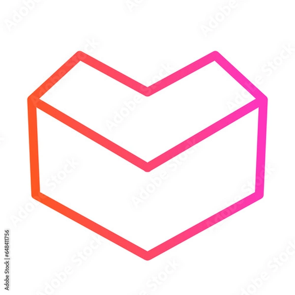 Fototapeta envelope with hearts
