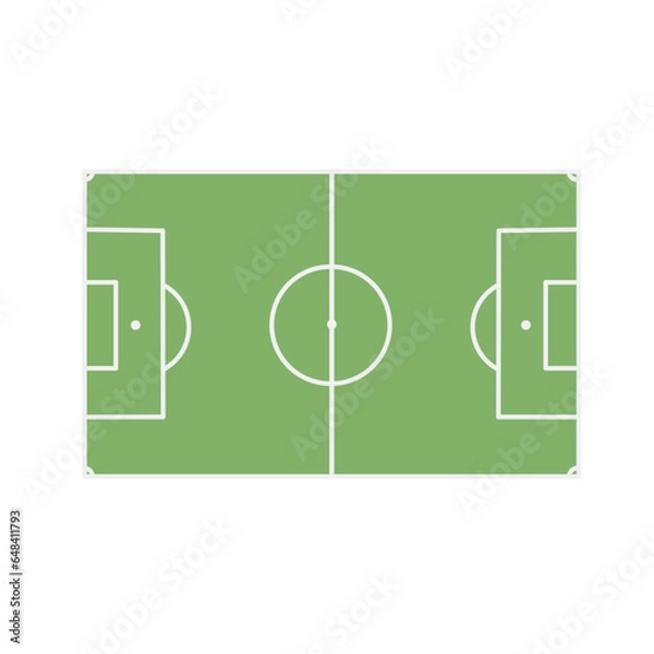 Fototapeta soccer field with grass