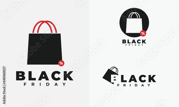 Obraz black friday logo design vector illustration