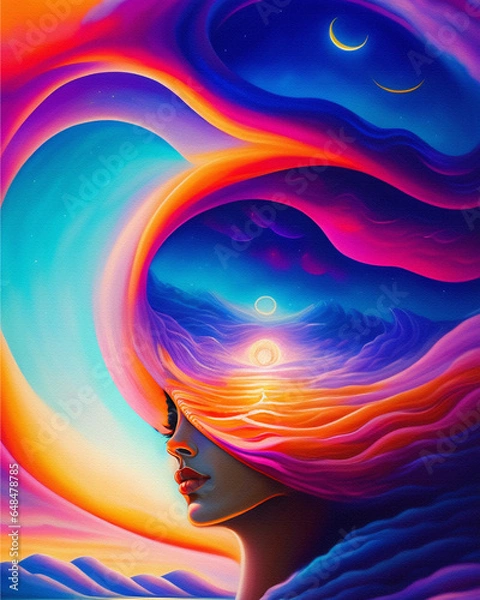 Obraz abstract rainbow background