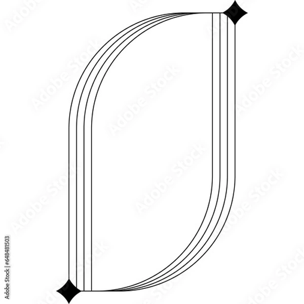 Fototapeta minimalist fream elements and geometry fream