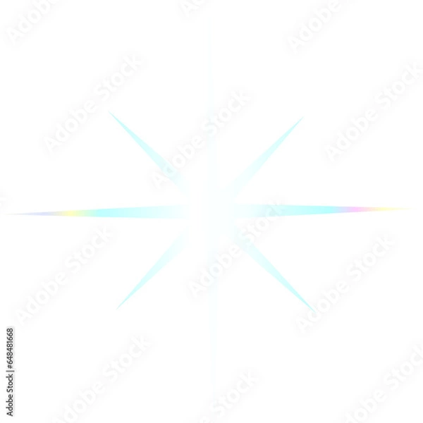 Fototapeta isolate minimalist sparkle star elements