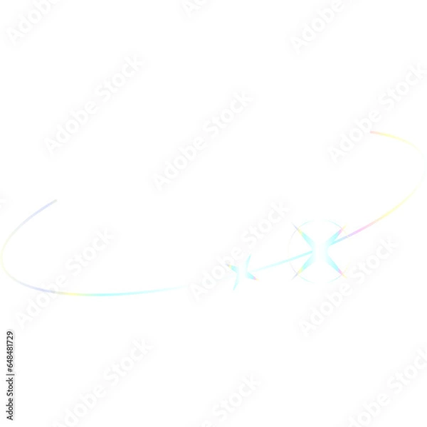 Fototapeta isolate minimalist sparkle star elements