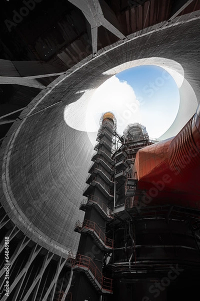 Fototapeta cooling tower