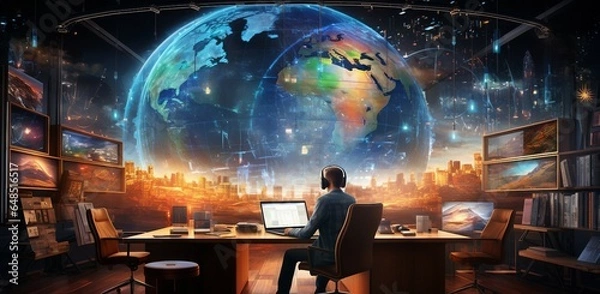 Obraz デスクワーク(desk work)