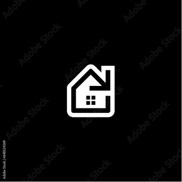 Obraz House Arrow Logo