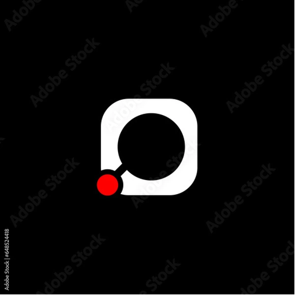 Obraz O Monogram Logo